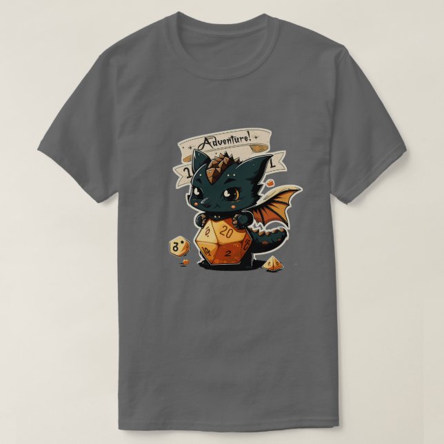 Camiseta Dice Tou Chibi Dragon (Diseño del anverso)