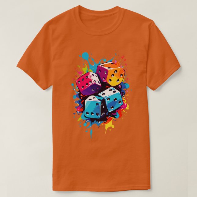 Camiseta Dice Vintage (Diseño del anverso)
