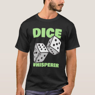 Camiseta Dice Whisperer Craps Player Casino Gambling