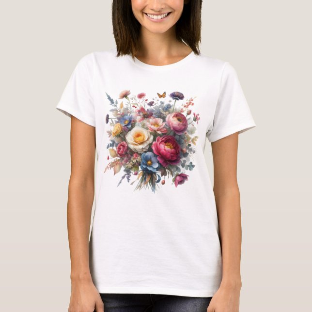 Camiseta Dicha Floral (Anverso)