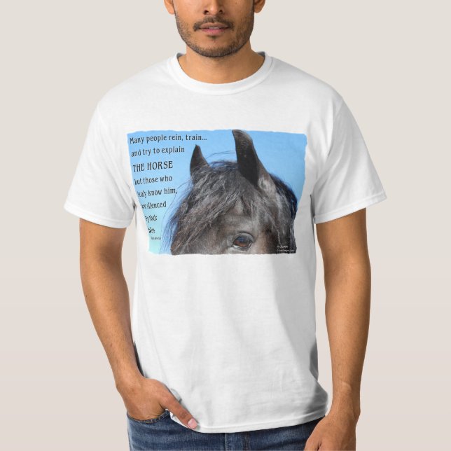 Camiseta Dicha frisia del caballo (Anverso)