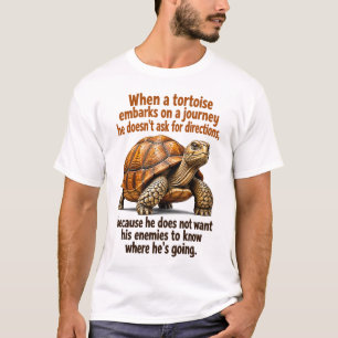 Camiseta Dicho africano cuando una tortuga se embarca