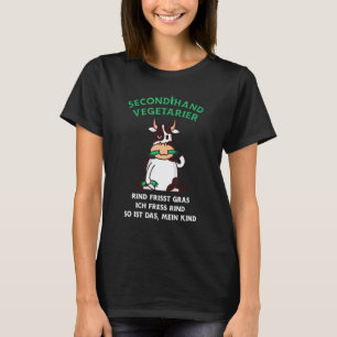 Camiseta Dicho Anti Vegano No Vegano Segunda Mano Vegetaria