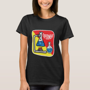 Camiseta Dicho científico con tubo de ensayo sobre experime