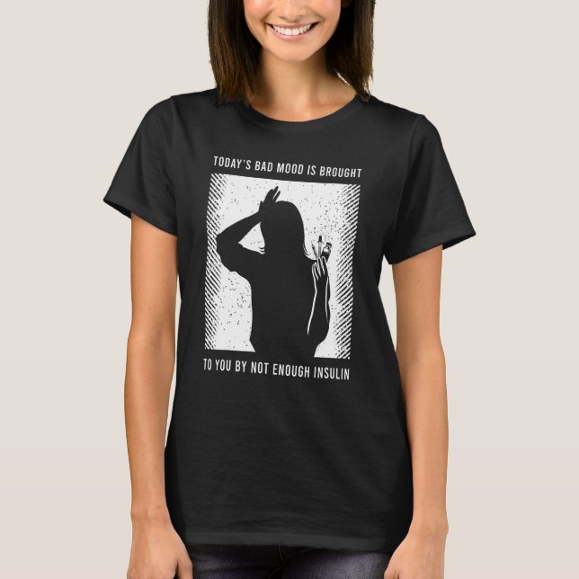 Camiseta Dicho de Concienciación sobre la Diabetes (Anverso)