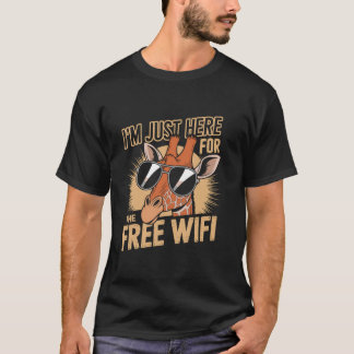 Camiseta Dicho de fiesta de broma de jirafa