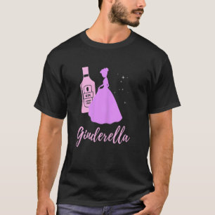 Camiseta Dicho de fiesta de soltera de Cenicienta de ginebr