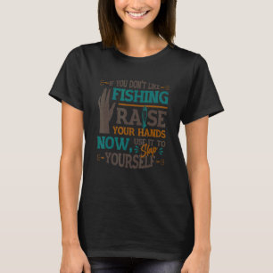 Camiseta Dicho de pesca para hombres Pescadores