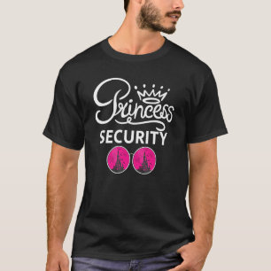 Camiseta Dicho de seguridad de princesa para novio papá her