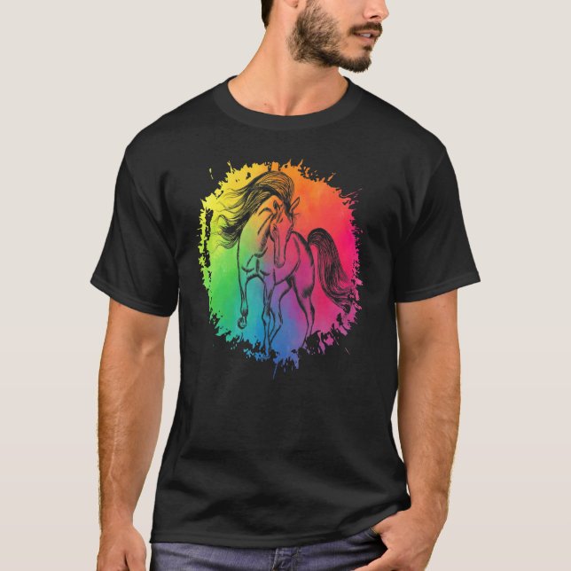 Camiseta Dicho Divertido Caballo Caballos (Anverso)