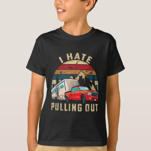 Camiseta Dicho Divertido de Coche de Camping Camper, Odio S