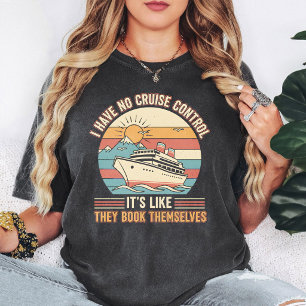 Camiseta Dicho divertido de crucero retro