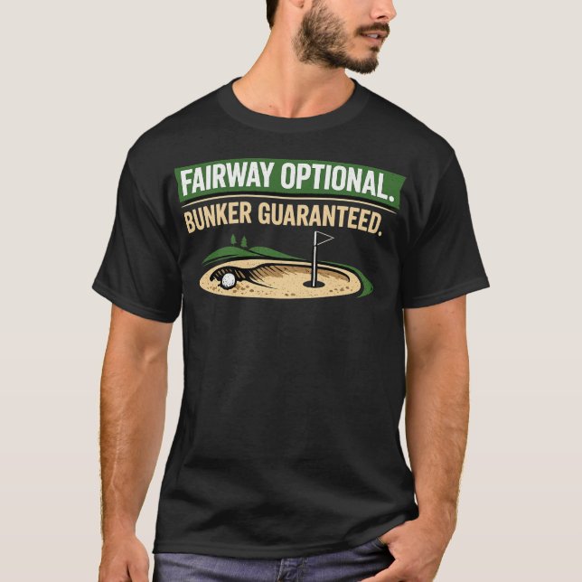 Camiseta Dicho divertido de golf para golfista  (Anverso)