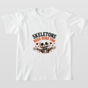 Camiseta 🤍 Dicho divertido de Halloween de esqueleto 💀