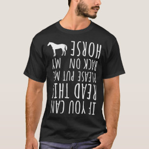 Camiseta Dicho Divertido De Jinete De Caballo Chica Jinete