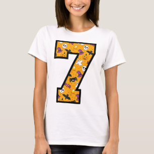 Camiseta Dicho divertido de meme número 7 Halloween 6 7 Sei