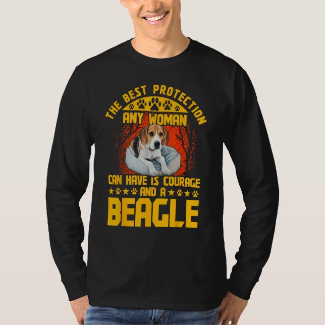 Camiseta Dicho divertido de perro Beagle_2 (Anverso)