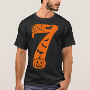 Camiseta Dicho divertido del meme número 7 Halloween 6 7 Se