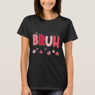 Camiseta Dicho divertido meme Bruh saludo Bro adolescentes 