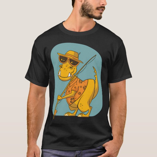 Camiseta Dicho divertido para pescadores (Anverso)