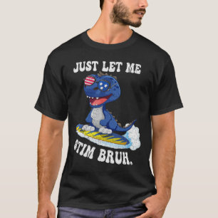 Camiseta Dicho Divertido Solo Déjame Autismo Hermano En Abr