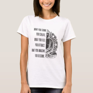 Camiseta Dicho Espiritual de Buda Mandala Regalo de Budismo