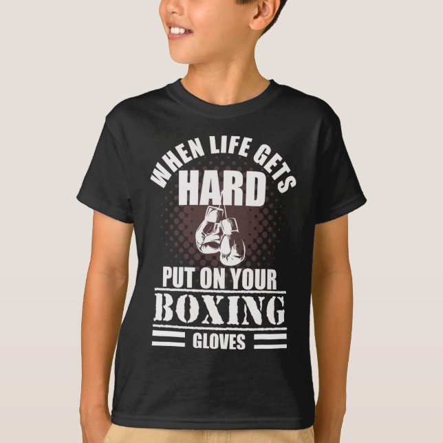 Camiseta Dicho genial de kickboxing y boxeo  (Anverso)