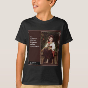 Camiseta Dicho Yiddish Sobre Manzanas & Gráfico