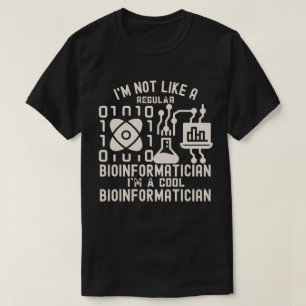 Camiseta Dichos de bioinformática, amantes de la bioinformá