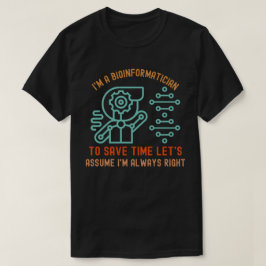 Camiseta Dichos de bioinformática, Doctorado en bioinformát