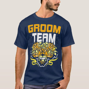 Camiseta Dichos de boda del equipo del novio Despedida de s