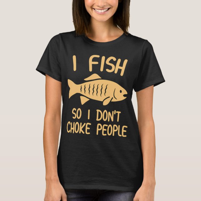 Camiseta Dichos de introvertido para pescar Antisocial (Anverso)