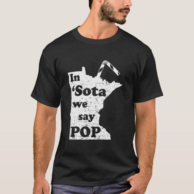 Camiseta Dichos De Minnesota En Sota Decimos Pop (Anverso)