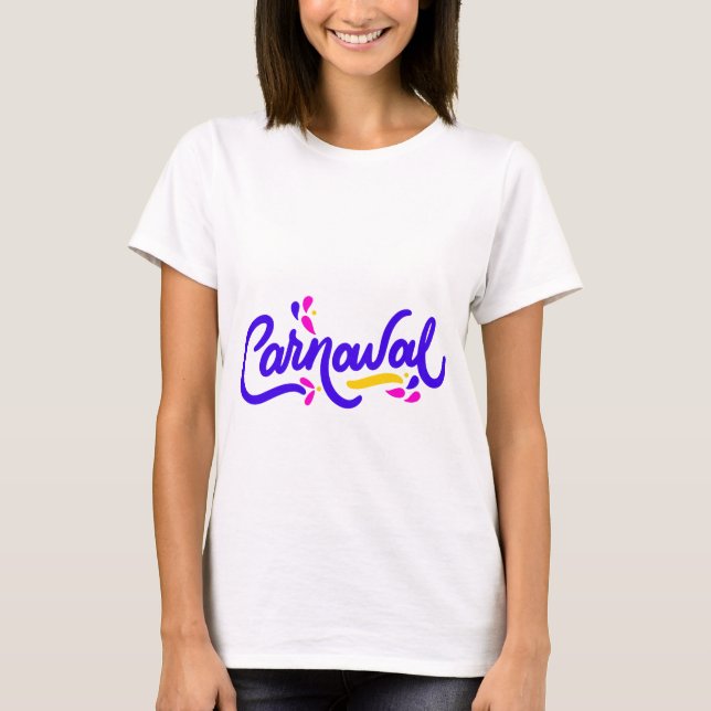 Camiseta Dichos de tipografía de Navidad (Anverso)