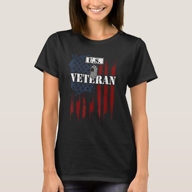 Camiseta Dichos de veteranos de EE. UU. (Anverso)