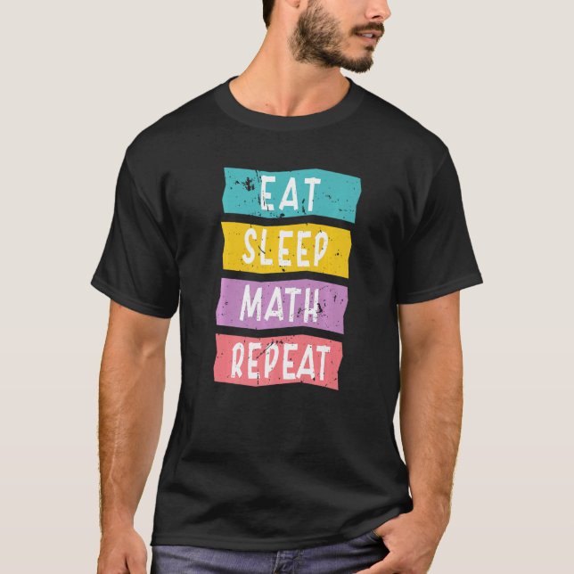 Camiseta Dichos Divertidos Para Profesor De Matemáticas Par (Anverso)