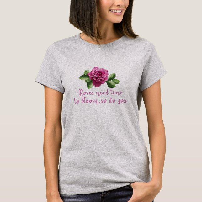 Camiseta Dichos divertidos sobre rosas y amor (Anverso)