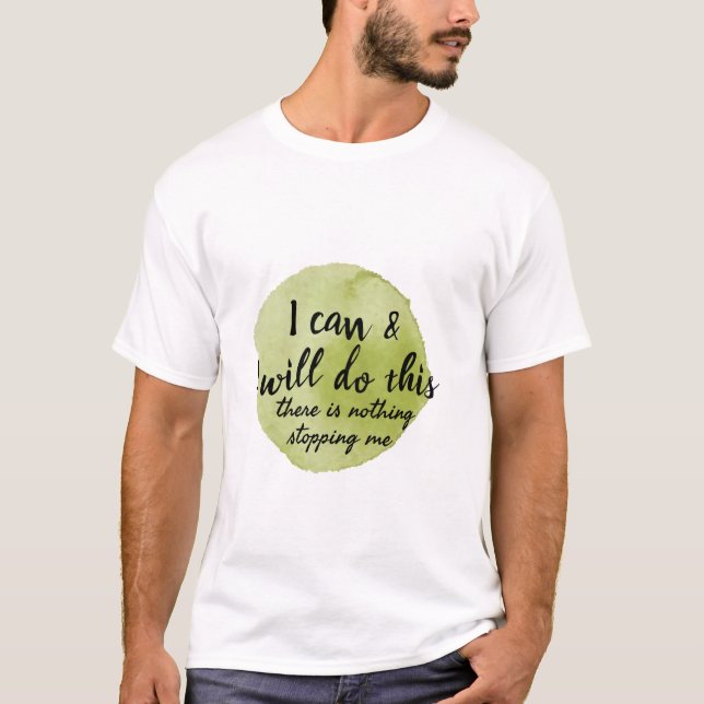 Camiseta dichos motivacionales para el autocuidado (Anverso)