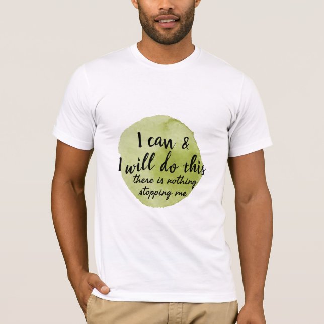 Camiseta dichos motivacionales para el autocuidado (Anverso)