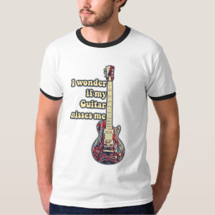 Camiseta dichos positivos para guitarristas sobre la guitar