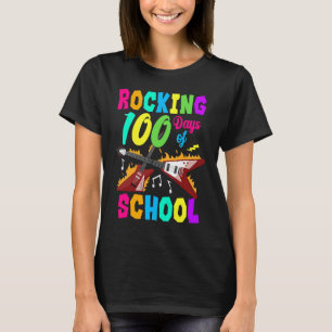Camiseta Dichoso Rocking Disfraz del 100º día de escuela pa