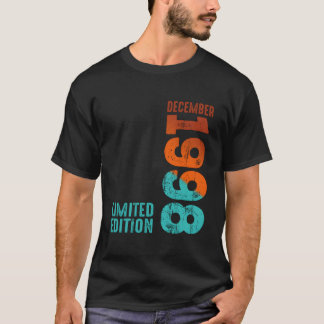 Camiseta diciembre 1998 Año 1998 1998 1998 Desde 1998