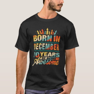 Camiseta Diciembre De 1951 Vela De Regalo De Cumpleaños De