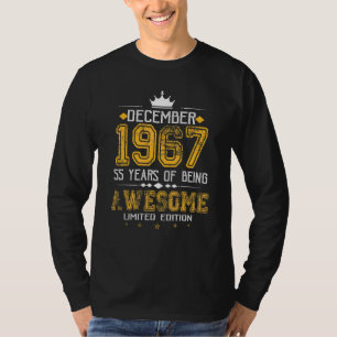 Camiseta Diciembre De 1967 55 Años De Asombro
