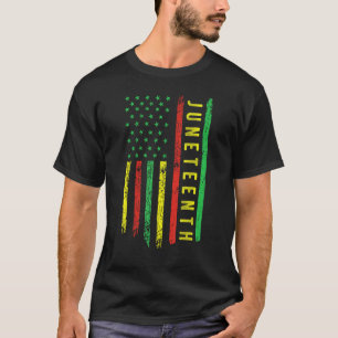Camiseta Diciembre En Una Bandera De La Historia Negra Ame 