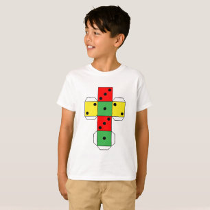 Camiseta Diciembre impreso   Figura de dibujo   Color vivo