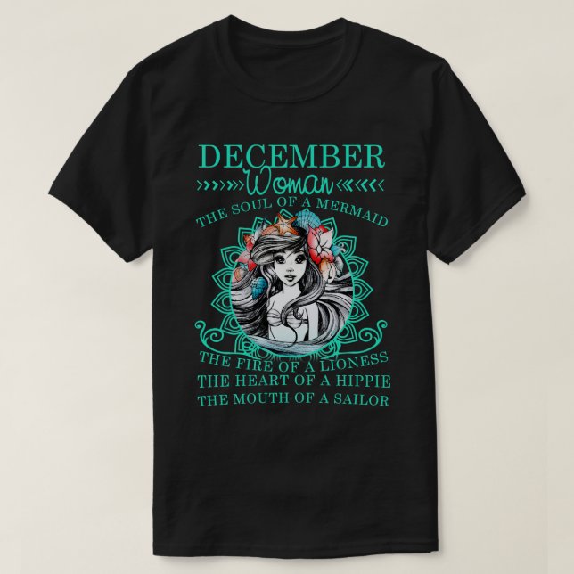 Camiseta Diciembre Mujer (Diseño del anverso)