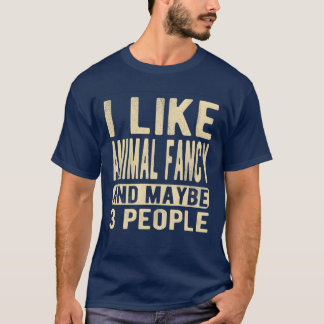Camiseta Diciendo amigo de la afición a los animales