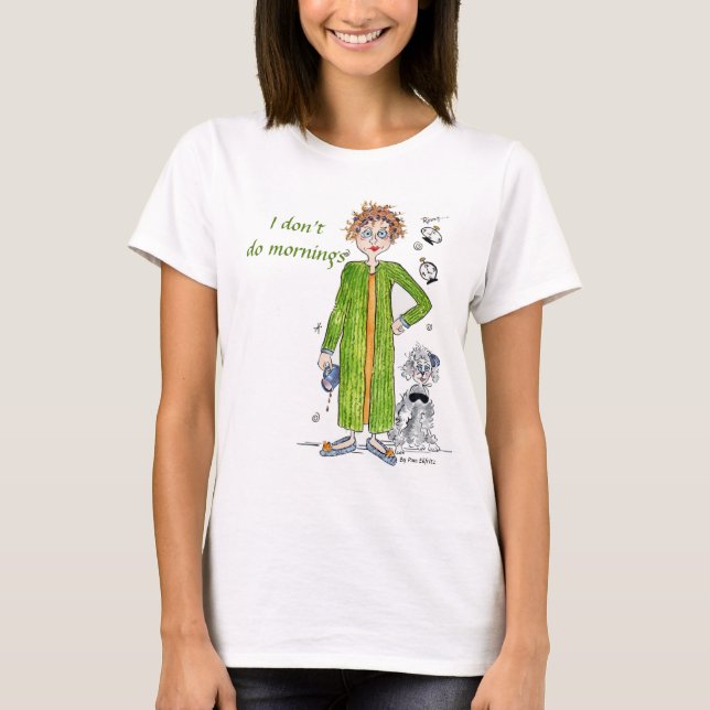 Camiseta Diciendo familiar que no hago caricatura de las ma (Anverso)