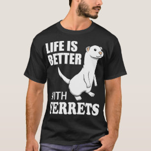 Camiseta Diciendo Ferret Lover Funny Rodent Pullover